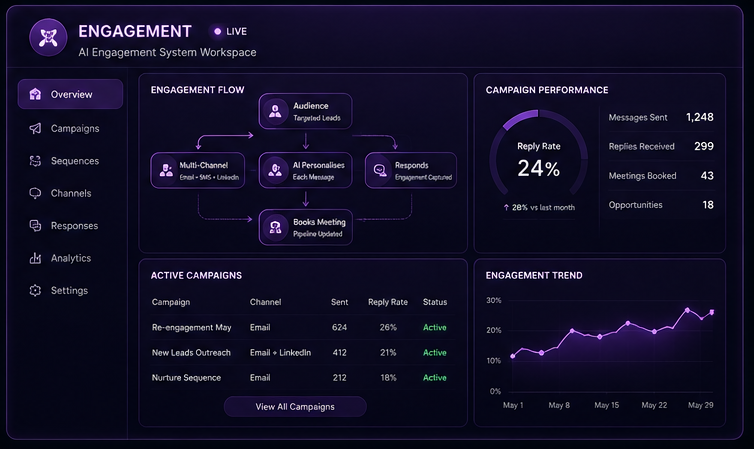 Engagement workflow preview
